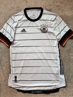 Mens Adidas Aero Ready Germany 2020 World Cup Soccer Jersey Medium Slim Fit